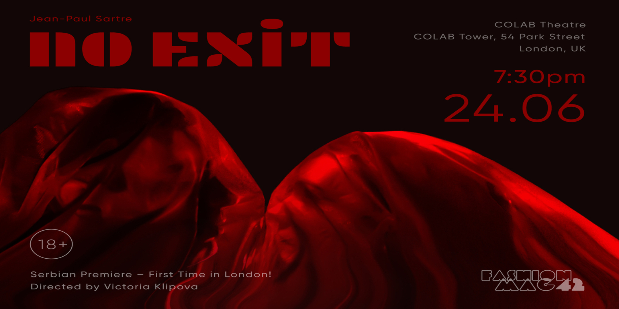 Sartre’s No Exit: London Premiere!